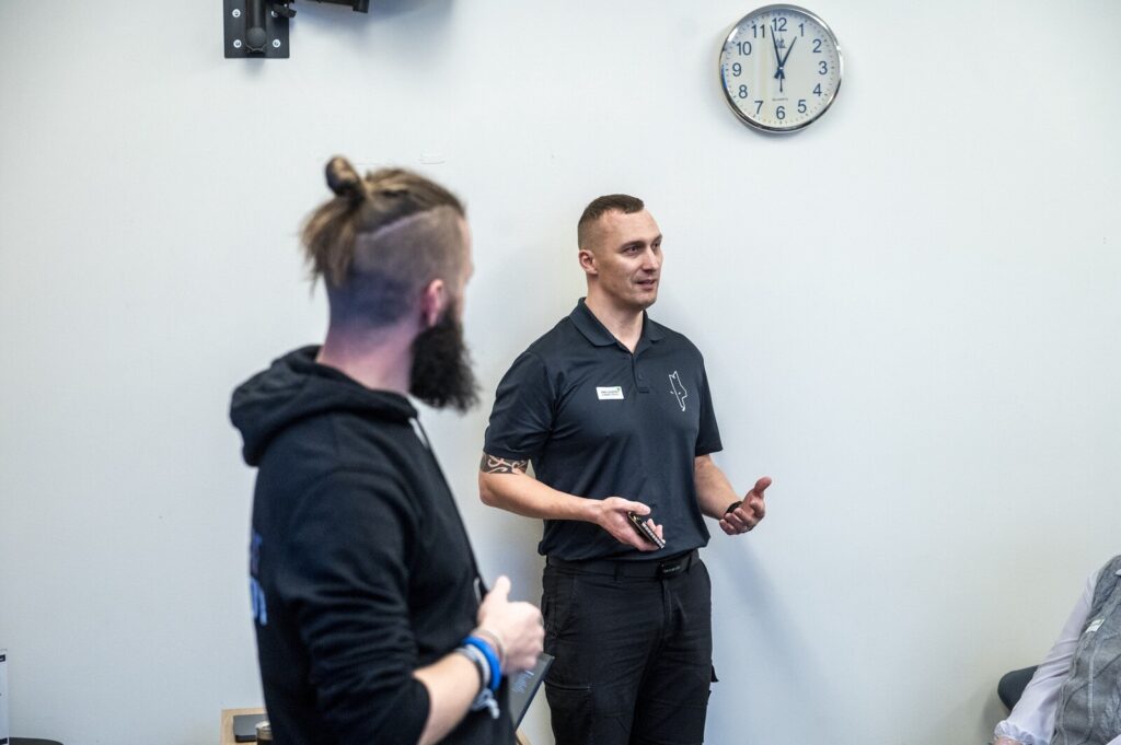 Combat Ready instructor Priit Lilleväli and instructor Remo Ojaste